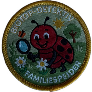 Biotop Detektiv Familiespejder spejdermærke