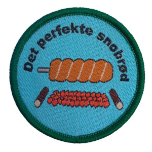 Det perfekte snobrød spejdermærke