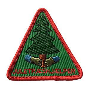 Juletræshjælper spejdermærke