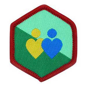 Du og jeg spejdermærke