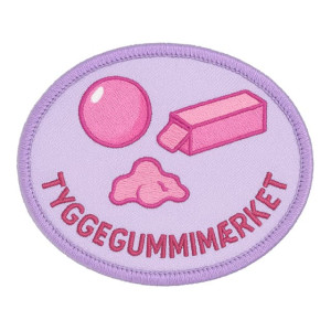 Tyggegummi mærket spejdermærke